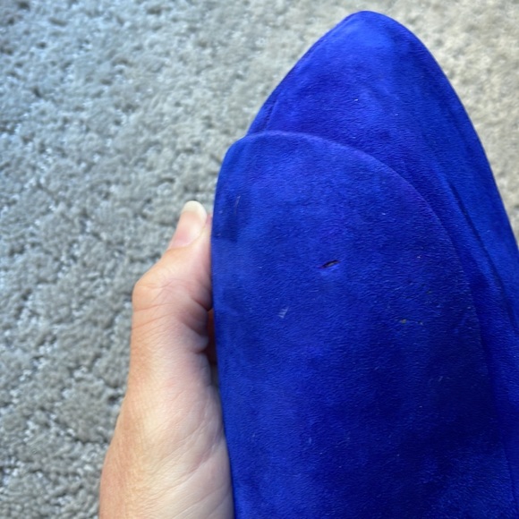 Zara Blue Suede Pumps - Picture 12 of 12